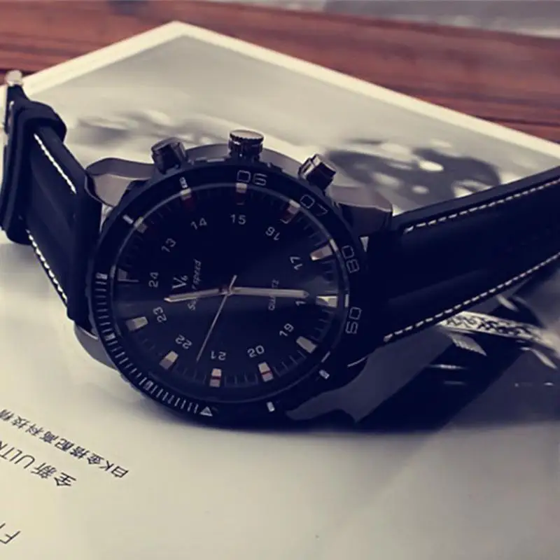 Reloj coreano tridimensional de silicona para Hombre, Reloj de pulsera Neutral deportivo con Esfera Grande, Reloj coreano para Hombre
