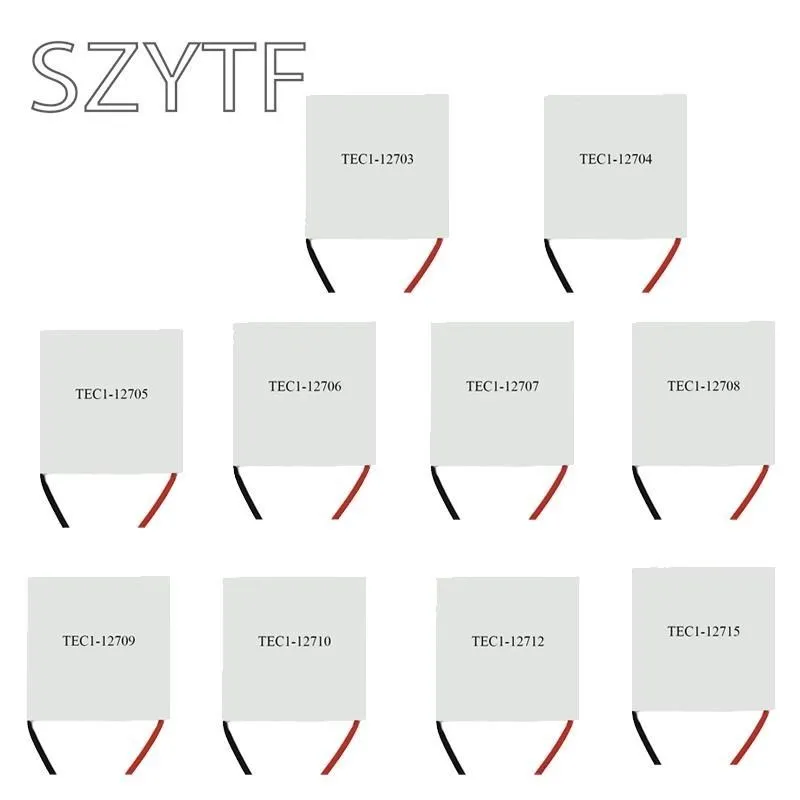 TEC1-12703/04/05/06/08/09/10/12/15 Module Thermoelectric Cooler Peltier 40*40MM 12V Semiconductor Refrigeration