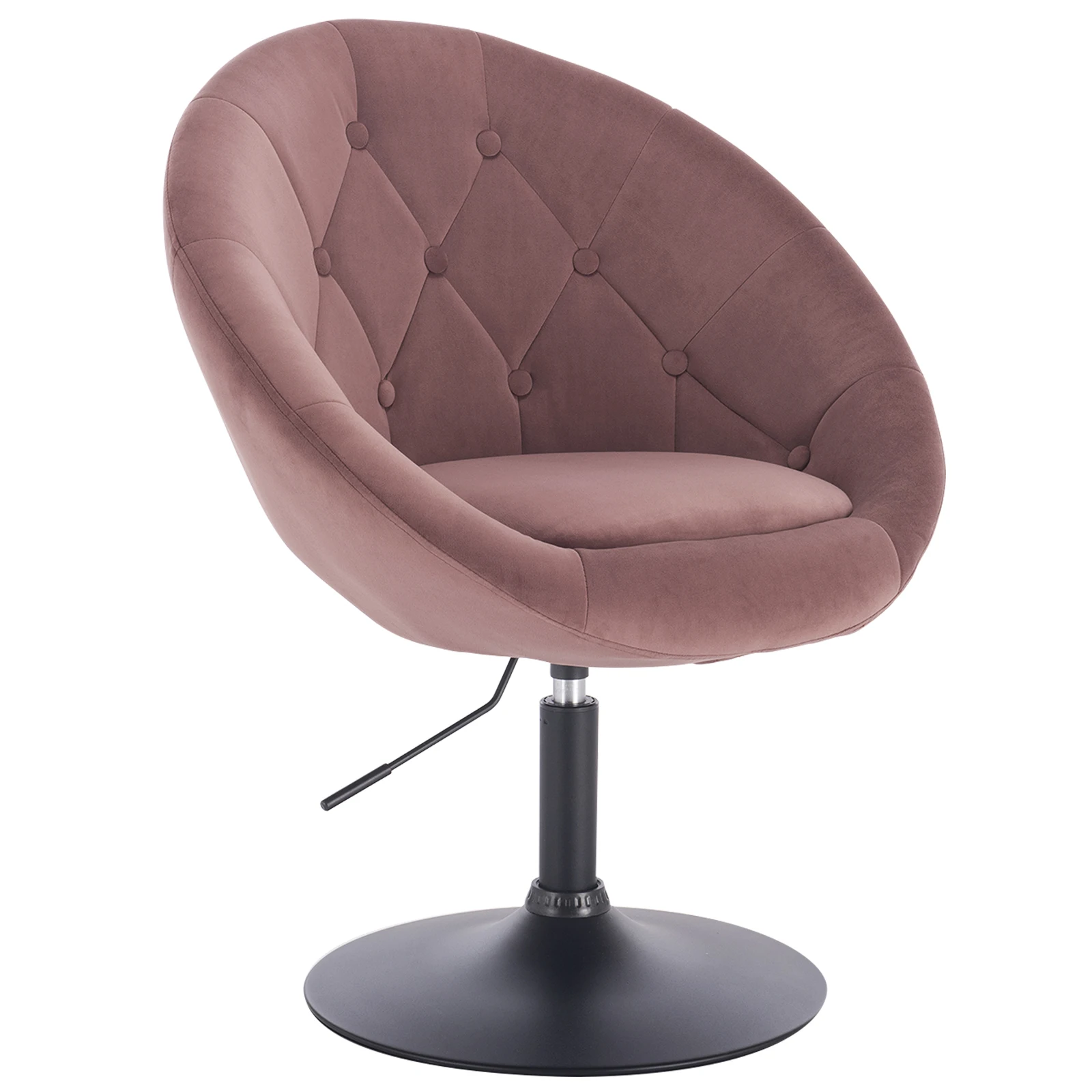 WOLTU, 1 silla de Bar giratoria, sillón con reposabrazos, altura ajustable, taburete ergonómico, silla para sala de estar y cóctel