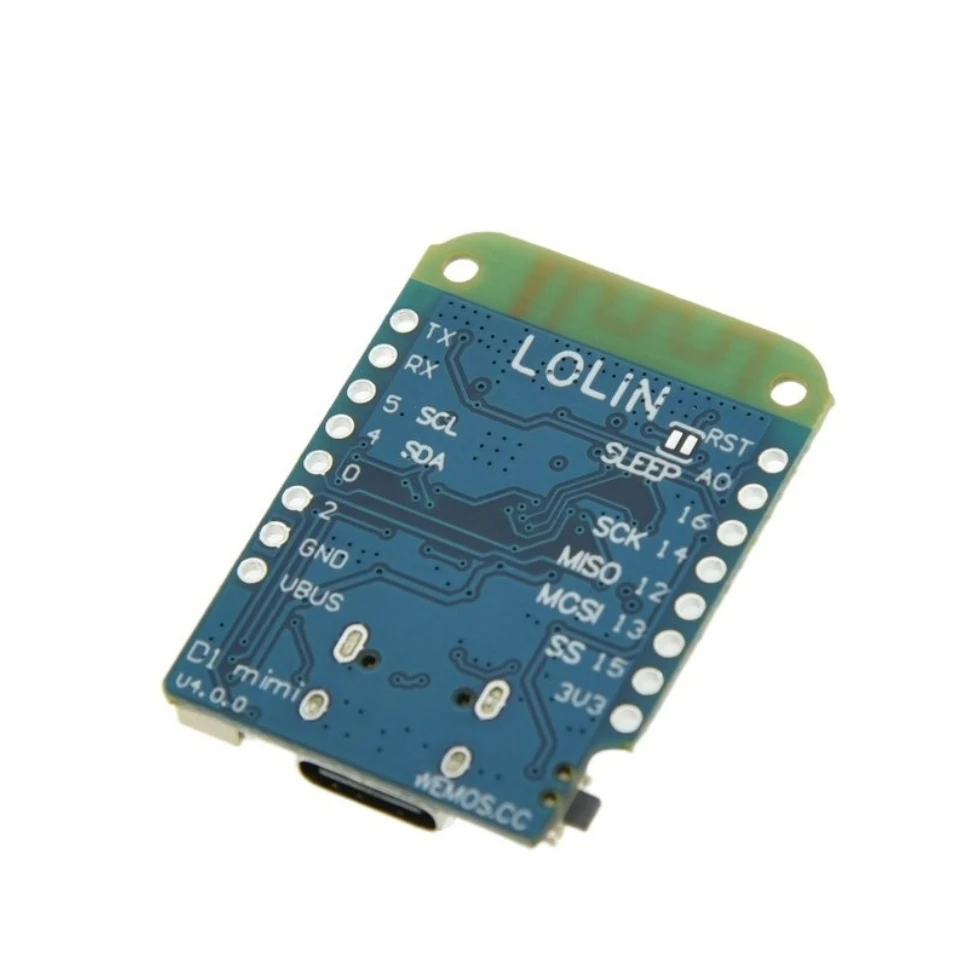 WEMOS D1 Mini V4.0.0 TYPE-C USB WIFI Internet of Things Board based ESP8266 4MB MicroPython Nodemcu Arduino Compatible