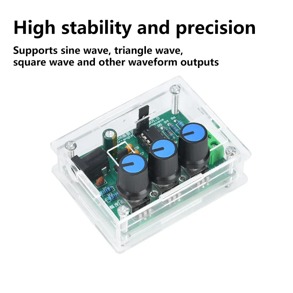 XR2206 1Hz-1MHz Chức Năng Máy Phát Tín Hiệu Hình Sin/Tam Giác/Vuông Tín Hiệu Đầu Ra Máy Phát Điện Có Thể Điều Chỉnh Tần Số Biên Độ tự Làm Bộ