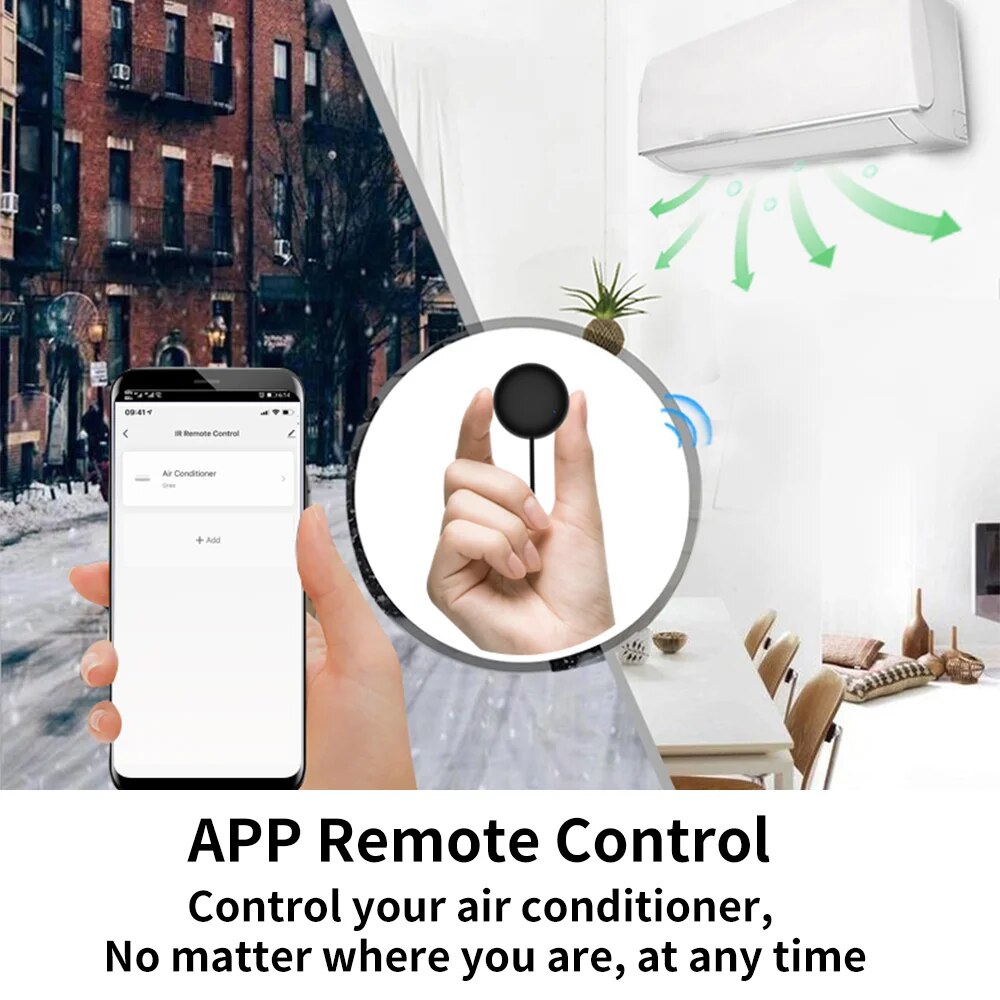 Tuya WiFi IR Fernbedienung 2PACK Für Smart Home APP SmartLife Fernbedienung Für TV AC Fernbedienung Funktioniert mit Alexa Google Home Yandex Alice