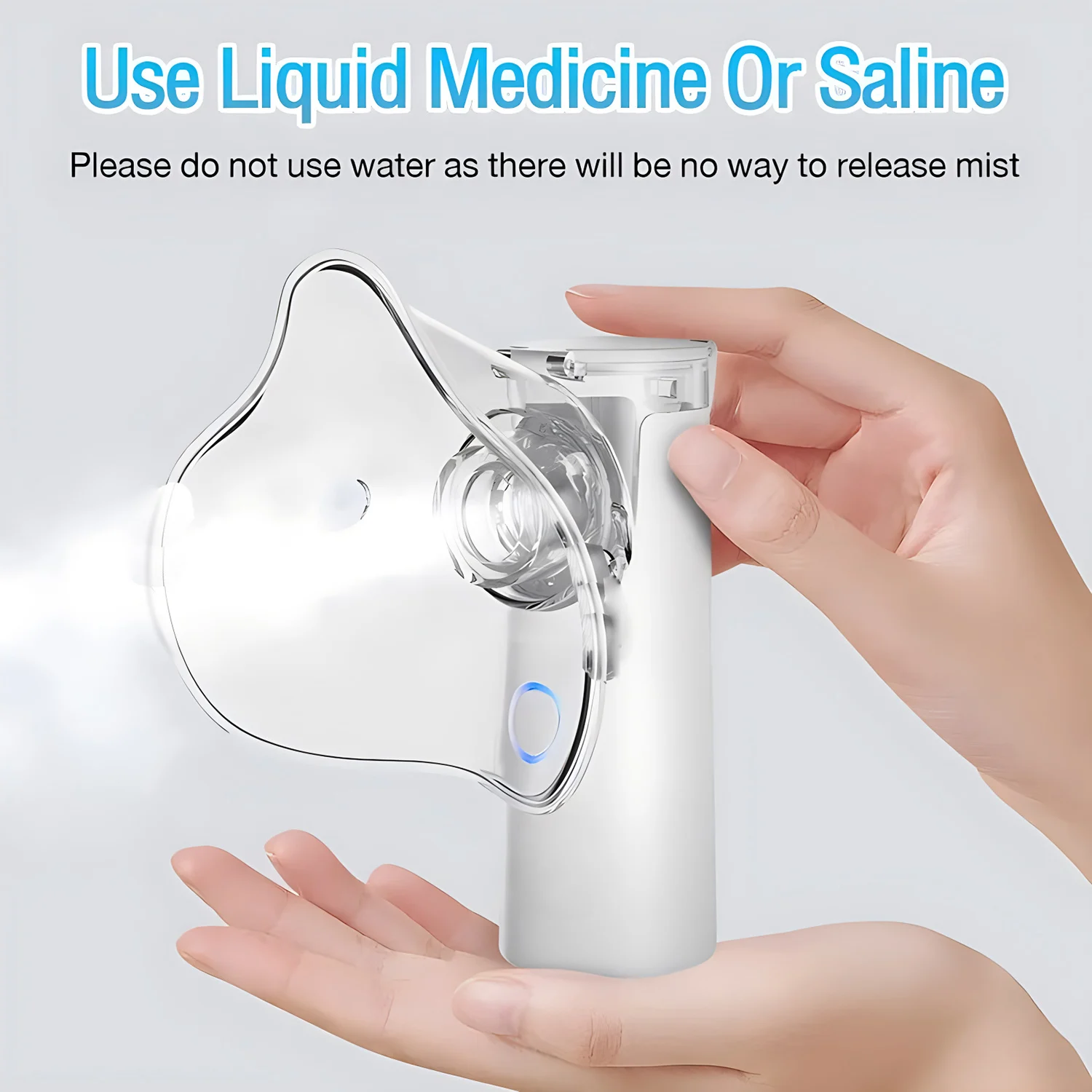 เครื่อง Nebulizer แบบพกพาสําหรับผู้ใหญ่และเด็ก,Nebulizer ของ Cool Mist,Ultrasonic Mesh Nebulizer สําหรับปัญหาการหายใจ