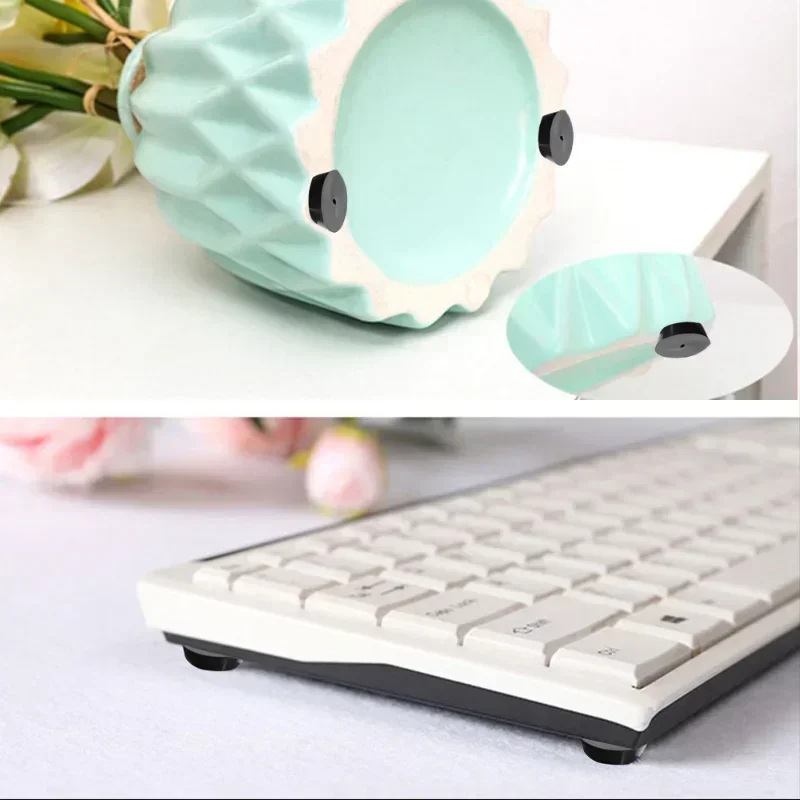 8/40 pièces tampons en caoutchouc protecteurs de sol Table chaise meubles jambe couverture haut-parleur armoire bas noir conseils absorbeur joint antidérapant