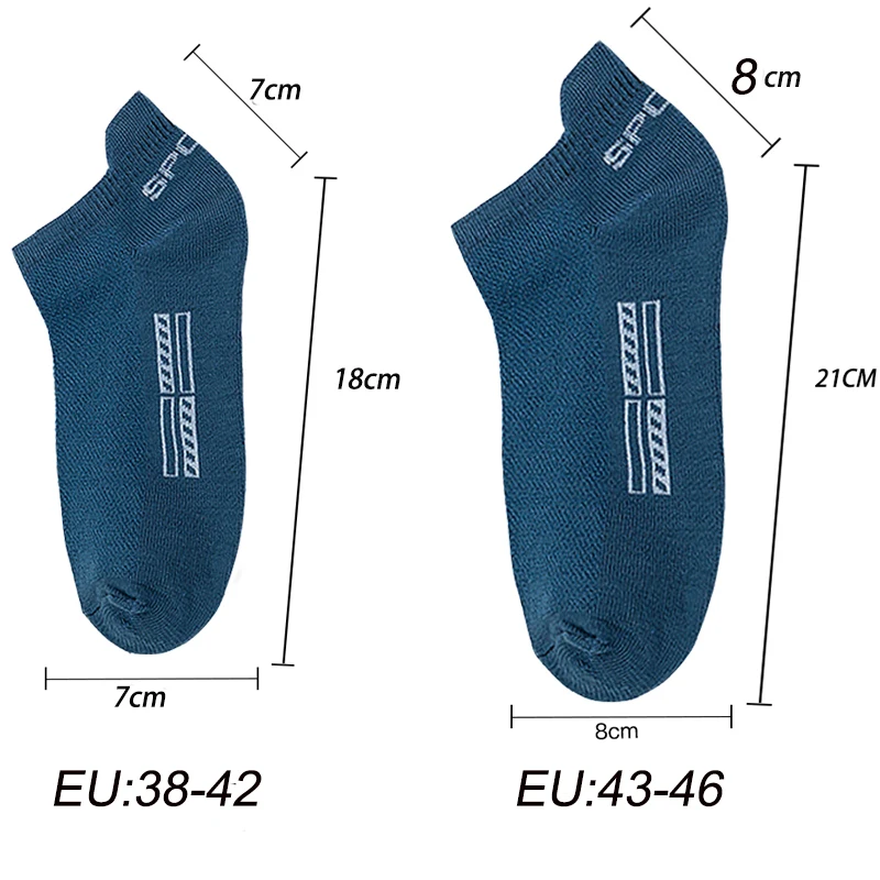 5 pares de calcetines cortos de algodón para hombre, calcetines tobilleros de alta calidad para mujer, calcetines deportivos de malla transpirables informales de verano suaves para hombre