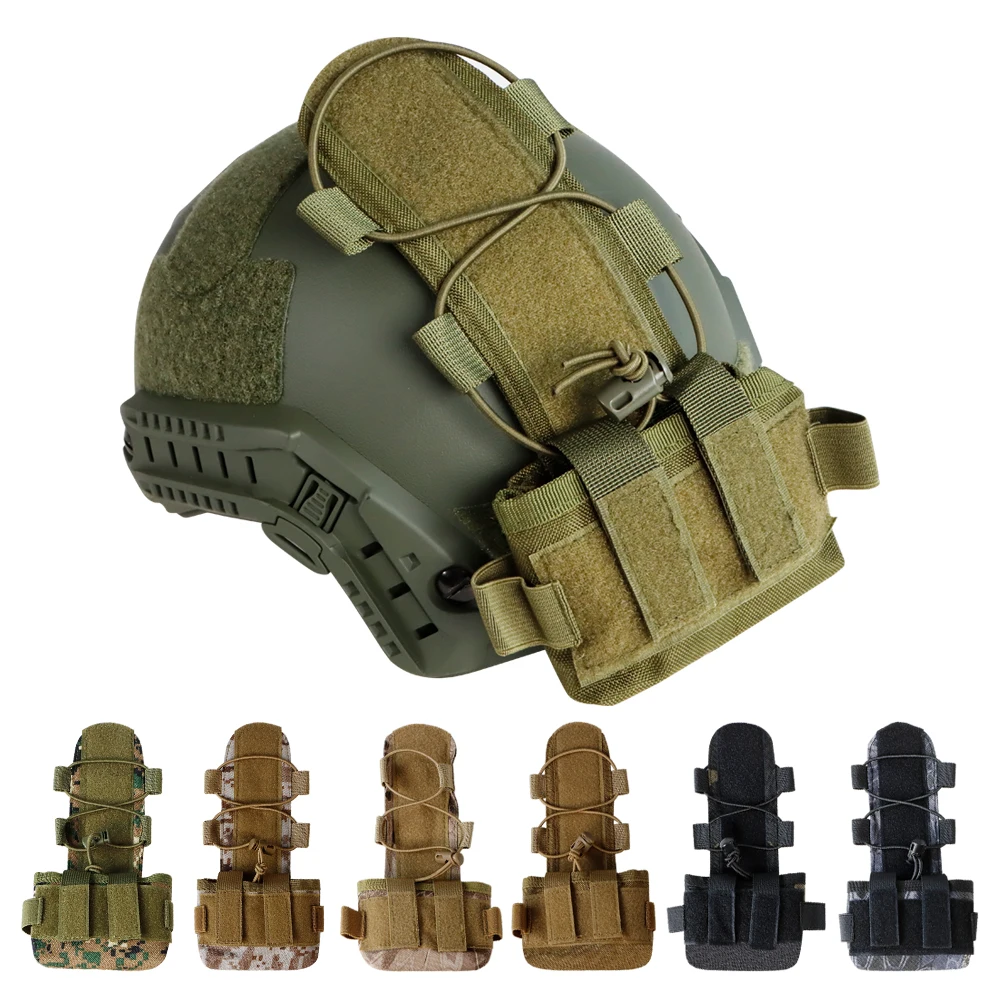 BOOIU-bolsa de batería para casco táctico MK2, paquete de contrapeso, casco rápido, batería militar Airsoft, accesorios para casco de caza
