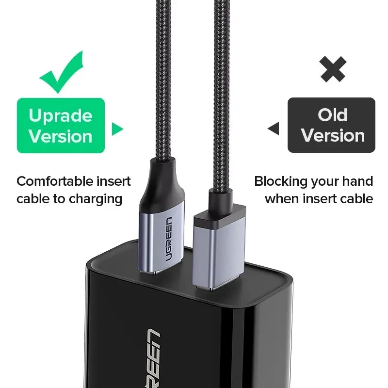 UGREEN 3A 高速充電ケーブル iPad Samsung Xiaomi Poco 磁気 USB-C 充電器データケーブル携帯電話ケーブルに適しています