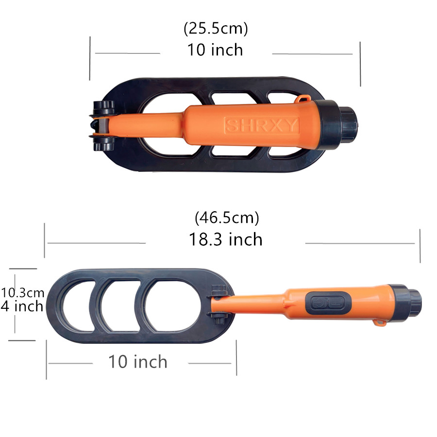 Unterwasser-Tauch-Metalldetektor, zusammenklappbar, wasserdicht, Pulsscan, Pinpointer, Tauchen, Glod-Erkennung, mit wiederaufladbarem 9-V-USB-Akku
