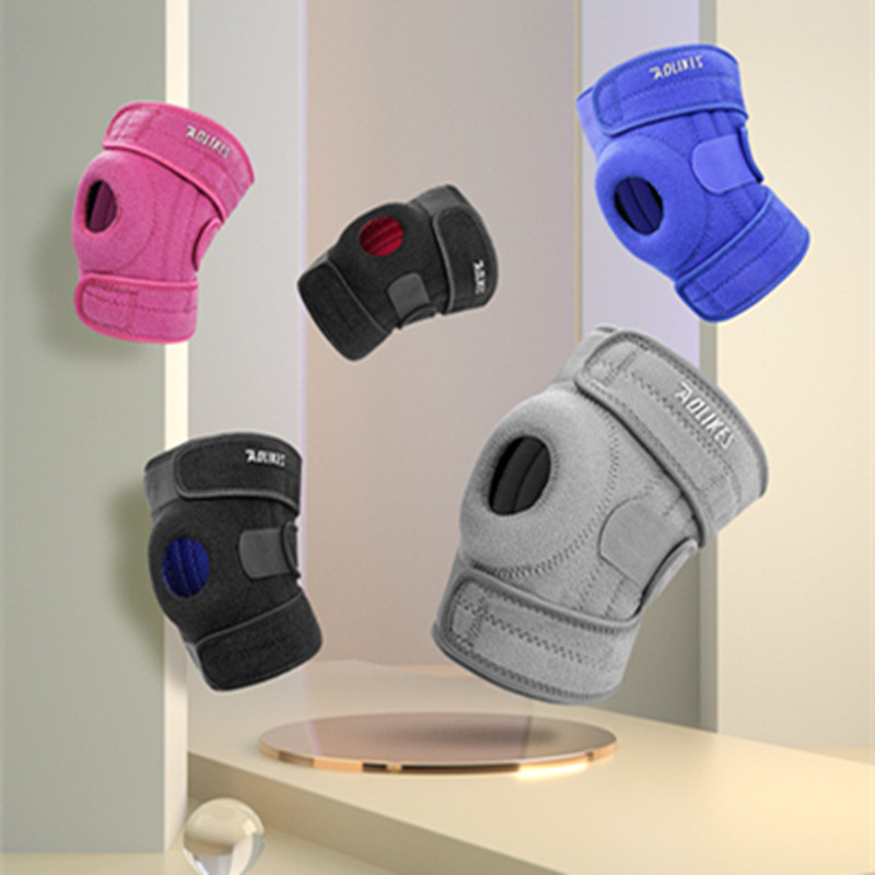 New 1PCS Pressure Regulation Exercise Knee Pads Relieve Joint Pain Knee Sleeve Running Cycling Gym Fixed Patella Knee Support