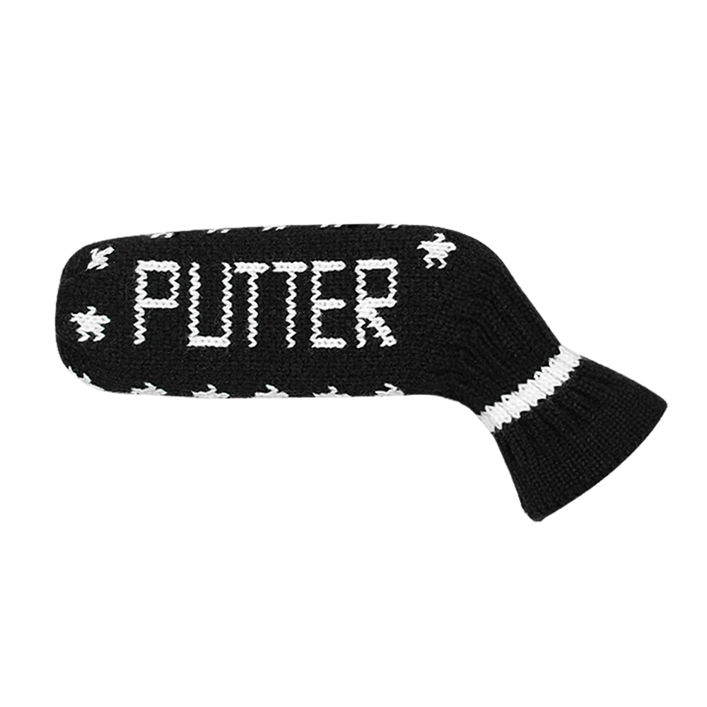 Scott Edward-Hoja de cubierta de Putter de punto, bolsas de Golf decorativas, 1 pieza en paquete, se adapta a Putters de hoja de Golf, lindo y suave