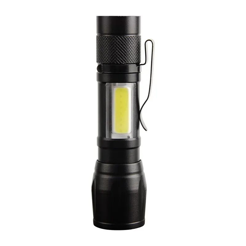 Mini-zaklamp Oplaadbare LED-zaklamp Draagbare USB-oplaadzaklamp High Power Bank Camping Waterdichte langeafstandslantaarn