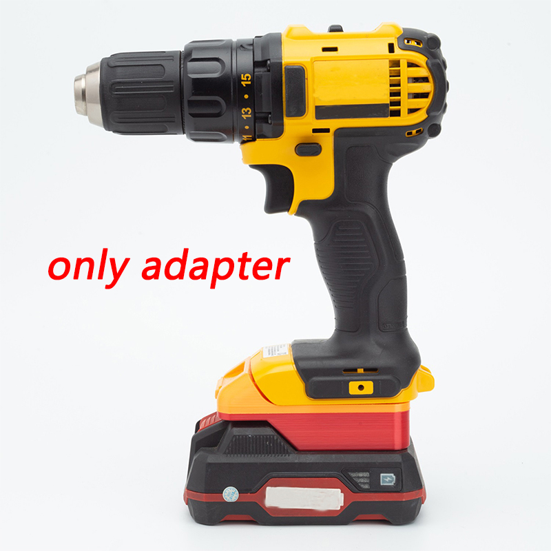 Adaptador de conversión de batería para Lidl Parkside X20V Team Li-ion a herramientas inalámbricas Dewalt de 18 V (no incluye herramientas ni batería)