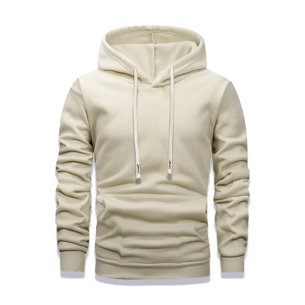 Jerséis de primavera y otoño, sudaderas de gran tamaño de varios colores negros a la moda, sudaderas con capucha informales para hombre, sudaderas con capucha cálidas de lana para mujer