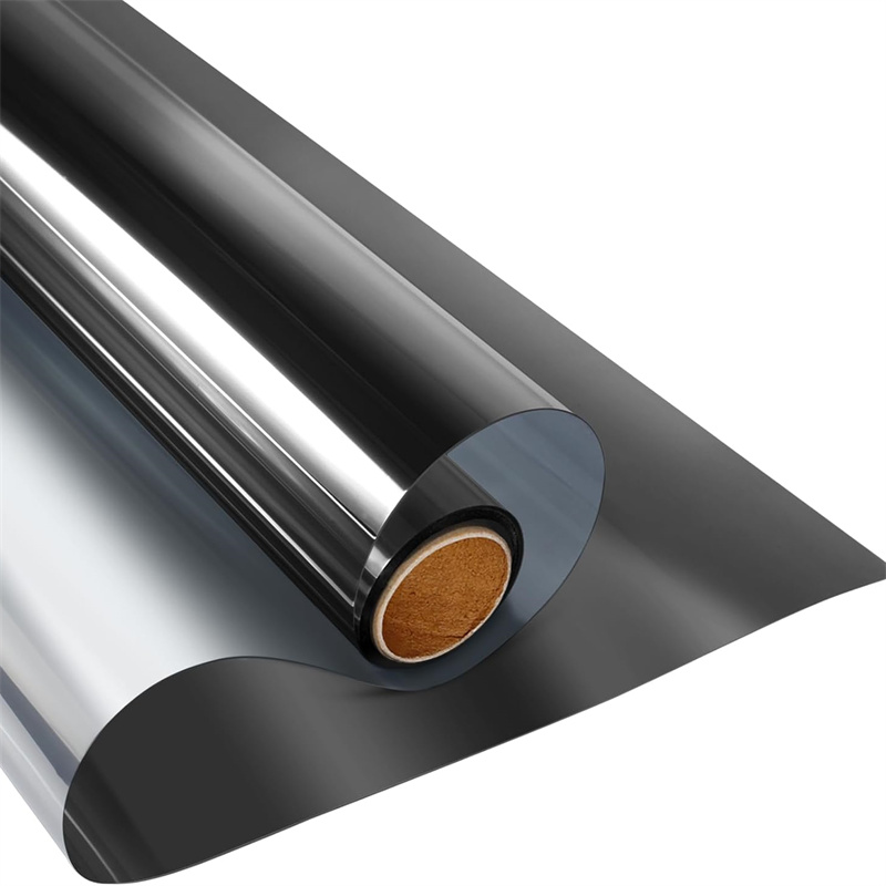 Mirror Window Film One Way Daytime Privacy See Out Not in Static Clings Decorative Heat Control  Sun Blocking Door Window Coveri