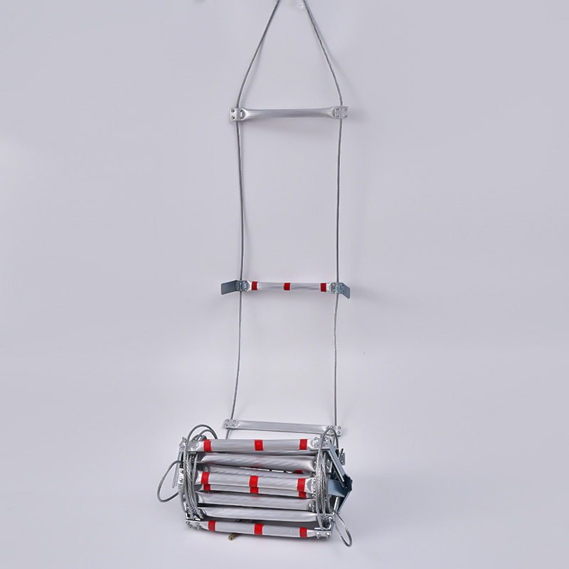 Alumínio Alloy Escape Ladder, Household Aerial Work Rescue Works, aço inoxidável
