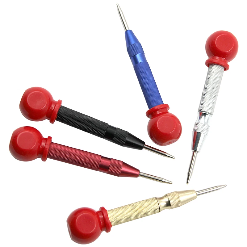 Automatische veertype Center Punch Locator Glass Striker Window Breaker Punch Punch Centreerponsgereedschap