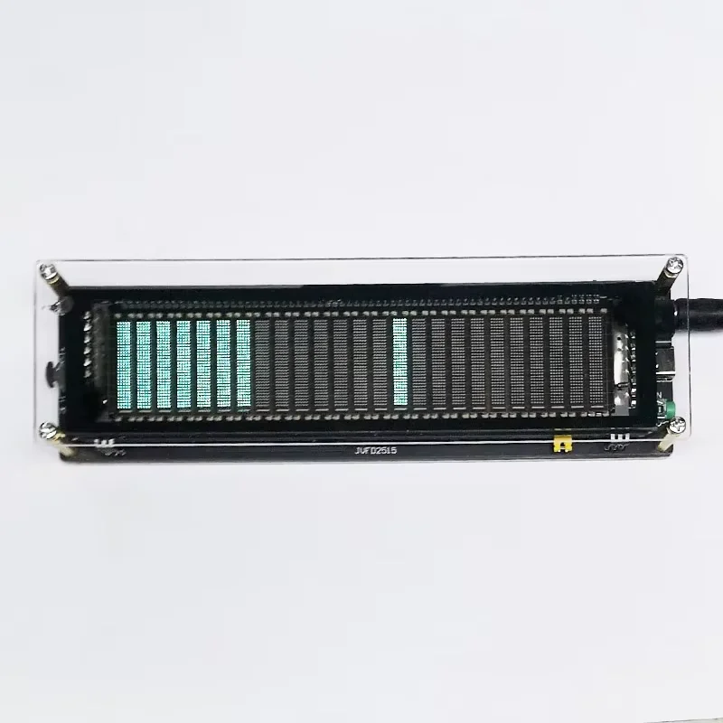 VFD Music Spectrum Display Voice control Level Indicator rhythm Analyzer VU Meter FOR TYPE-C 5V 12V car POWER Amplifier
