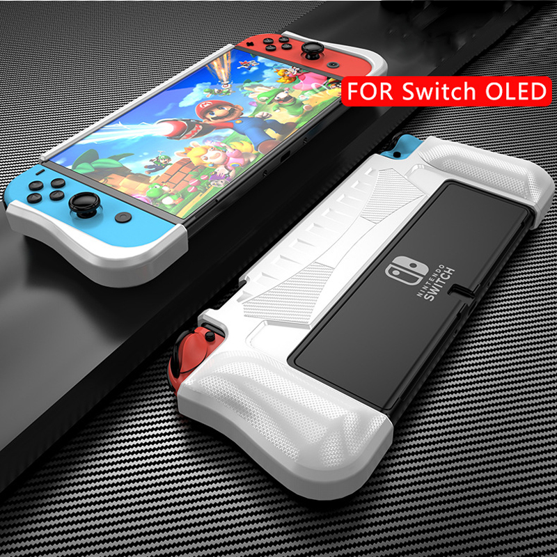 Capa protetora para Nintendo Switch, TPU Grip Shell, Dockabel Case, conforto ergonômico, atualizado, Nintendo