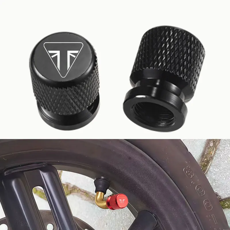2 uds 2025 nuevos accesorios de motocicleta válvula de neumático puerto de aire tapas de cubierta de vástago para Triumph SPEED FOUR 600 accesorios especiales