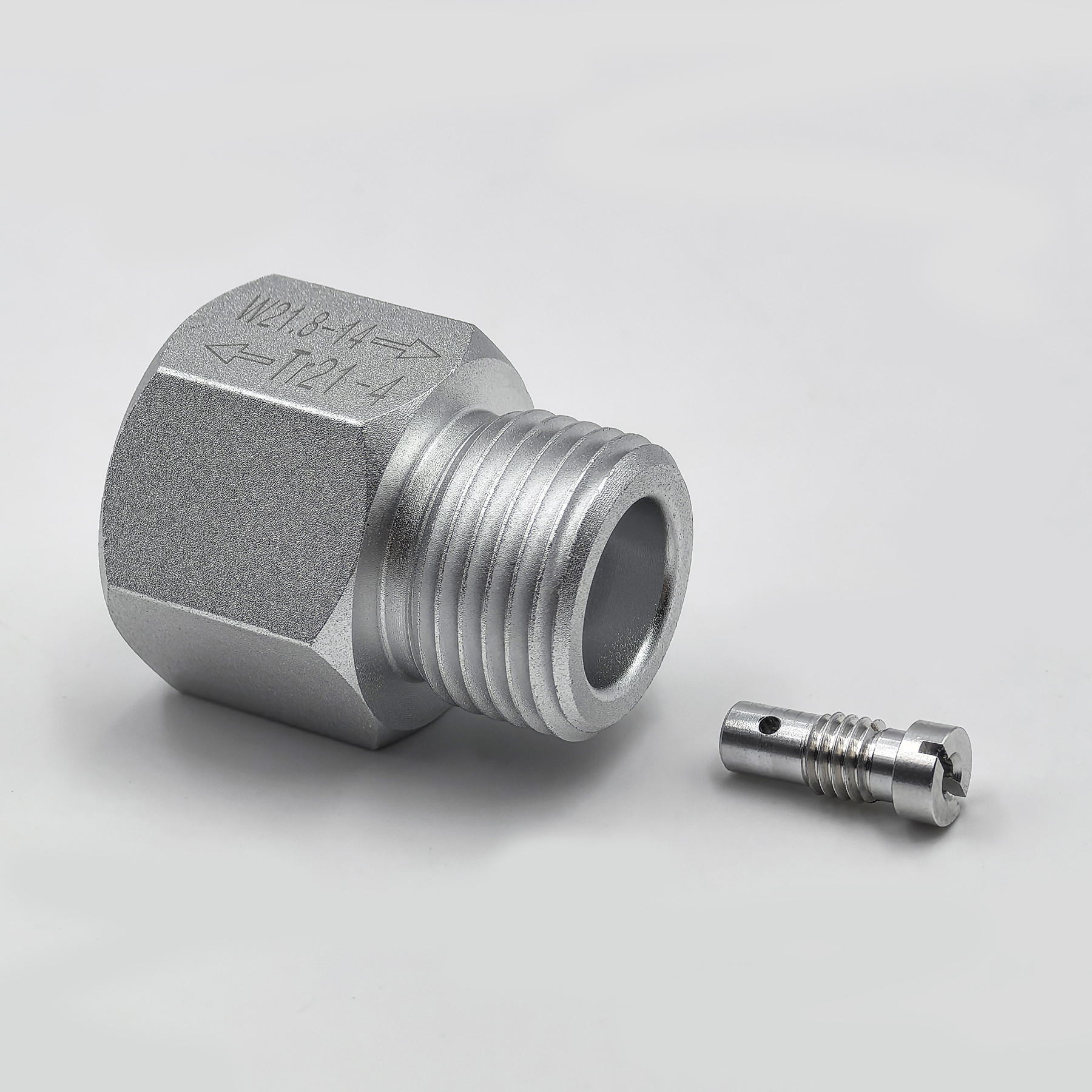 Accesorios de agua gaseosa CO2, cilindro TR21-4 a W21.8-14, adaptador de conversión para peces de acuario, cerveza casera, barril Corny, accesorios de Co2