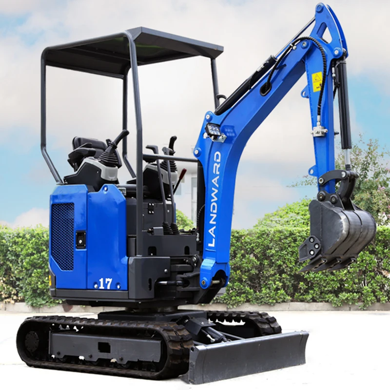 Miniexcavadoras de 2 toneladas para huerto agrícola, excavadora diésel hidráulica EPA Euro 5, excavadora pequeña sobre orugas Kubota de granja de 1 tonelada personalizada