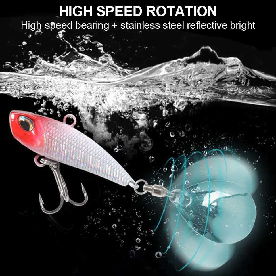 WALK FISH 7g 11g 15g 21g Spinner Köder Metall VIB Angeln Köder Rotierenden Schwanz Vibration pailletten Japan Wobbler Trolling Köder Pesca