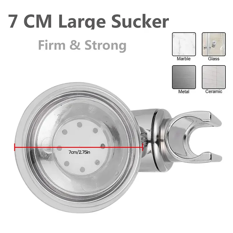 1 Stuks Verstelbare Hower Rack Zuignap Type Lotus Luifel Beugel Handheld Hower Hoofd Badkamer Mondstuk Vaste Voet