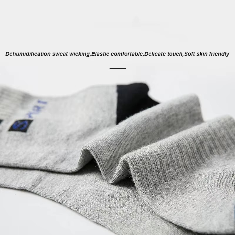 5/10 paia da uomo in fibra di bambù autunno inverno calzini da uomo in cotone traspirante calzino sportivo deodorante traspirante calzini da lavoro taglia 37-43