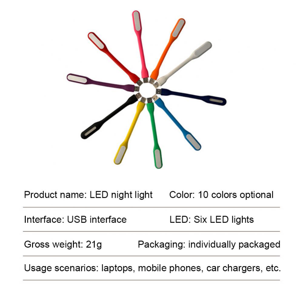 Luz de mesa pequeña USB, lámpara de mijo con protección ocular, interfaz de tesoro de carga Led, lámpara portátil, luz nocturna creativa de mano