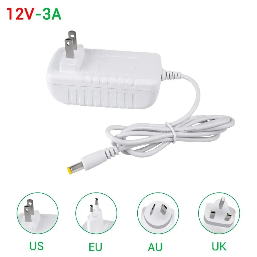 AC 100-240V a DC 12 V 24V 1A 2A 3A LED Driver trasformatore 12 Volt Switching alimentatore adattatore convertitore caricatore per striscia LED