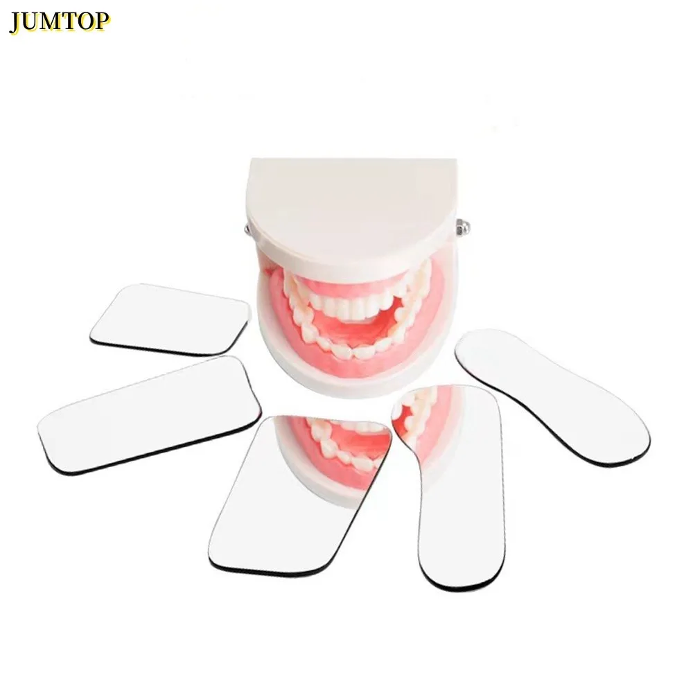 1pc espelho ortodôntico dental fotografia espelhos dupla face odontologia material refletor intra oral