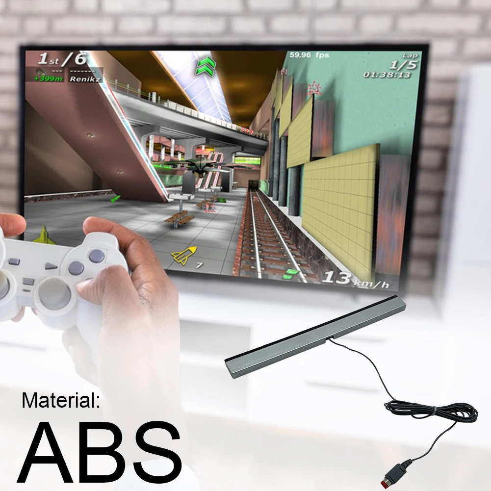 Sensor Bar USB U Console Replacement Infrared TV Ray Wired Remote Sensor Bar Reciever Inductor Game Accesso