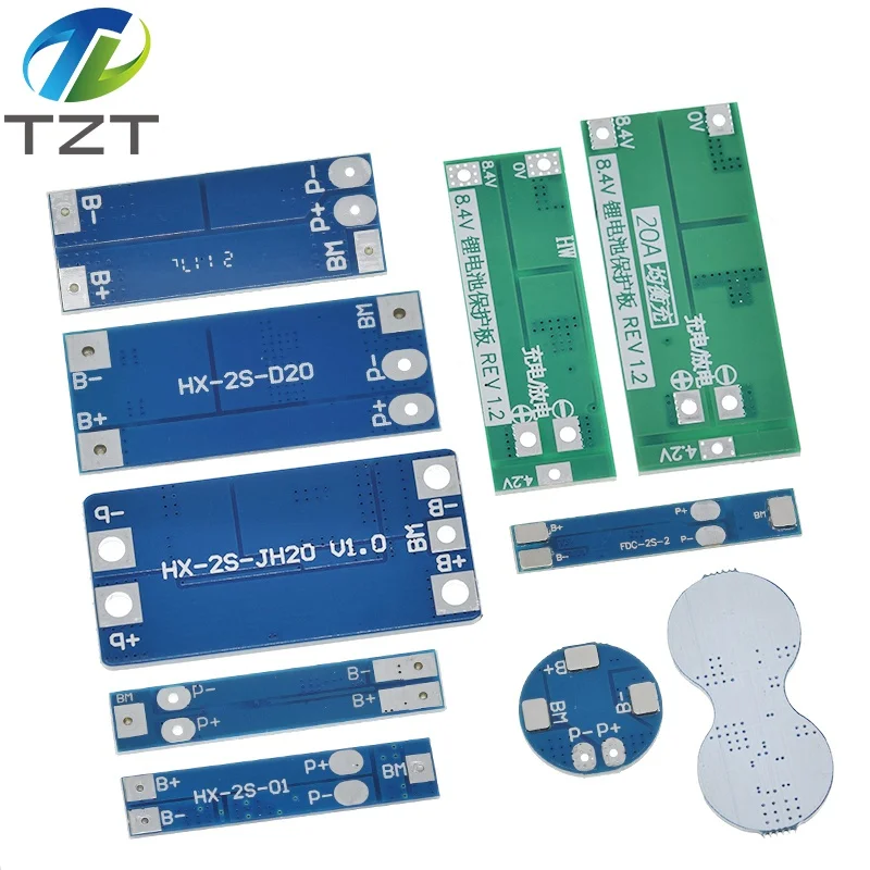 2S 3A 4A 5A 8A 10A 13A 20A 7.4V 8.4V Li-ion 18650 Pin Lithium Ban Bảo Vệ/BMS Ban Tiêu Chuẩn/Cân Bằng