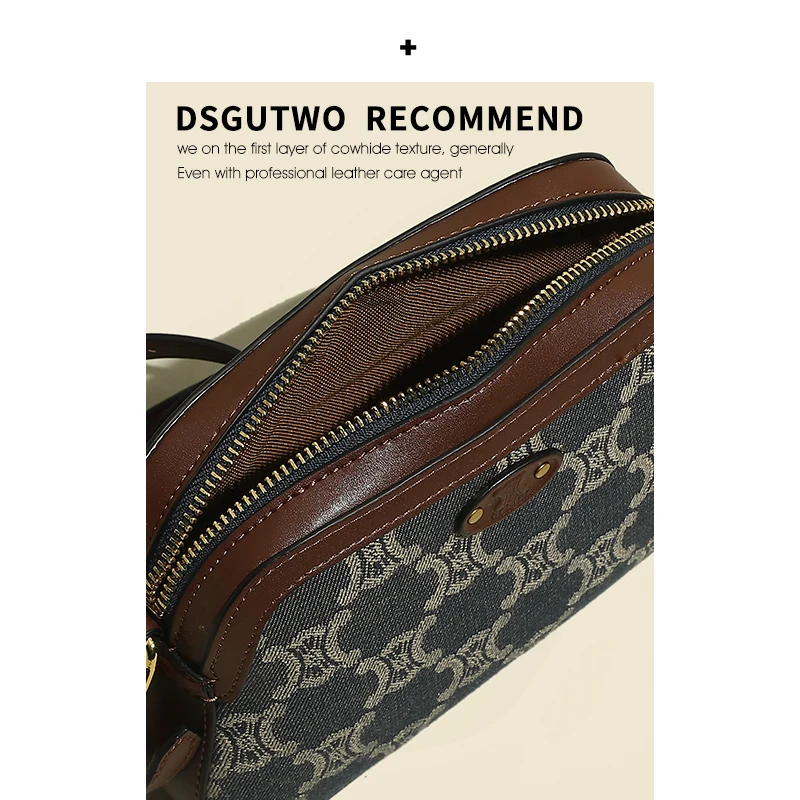DSGUTWO ファッショナブルな刺繍脇の下バッグクロスボディショルダーバッグユニークなデザイン秋冬新スタイルカジュアルレジャー