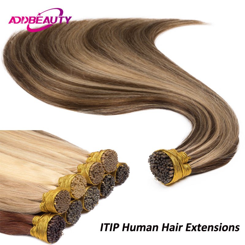 Extensão de cabelo humano itip reto 100% extensões de cabelo humano real 0.8 g/pc 1 g/pc 50 fios cápsula queratina cabelo de fusão humana