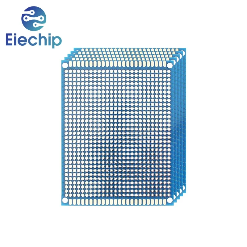 5-10PCS Prototyp BoardsBlue Circuit Perfboard 3x7cm 4x6cm 5x7cm 7x9cm Doppelseitige Leiterplatten DIY Elektronisches Kit