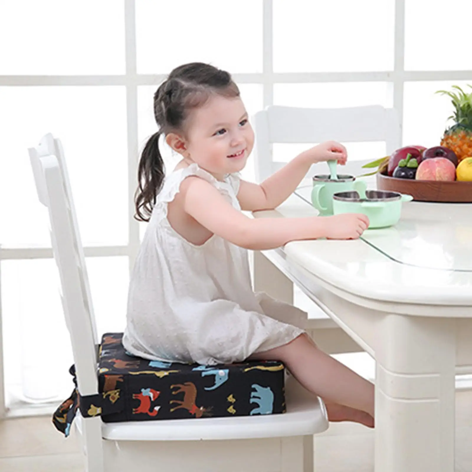 Ghế Ăn Đệm Tăng Cường Ghế Tăng Đệm Ghế Tăng Chiều Cao Có Đệm Cho Bé Trai Bé Gái Tập Đi Cho Bé