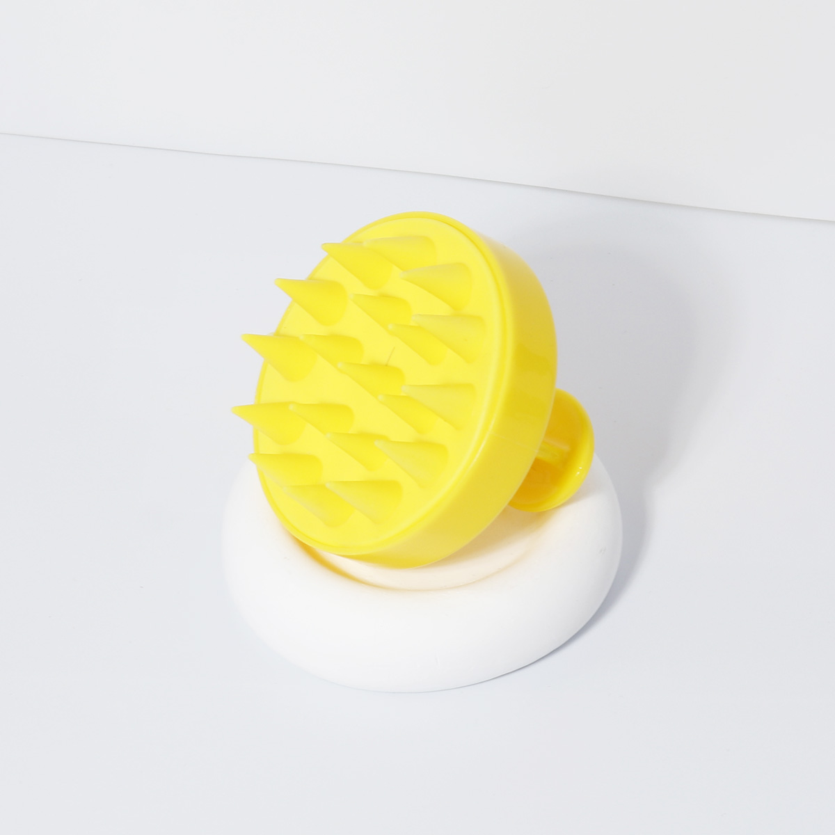 1 pz spazzola per shampoo morbida in silicone pettine per massaggio del cuoio capelluto spazzola per massaggio del corpo del cuoio capelluto completamente pulita spazzola per capelli per parrucchiere