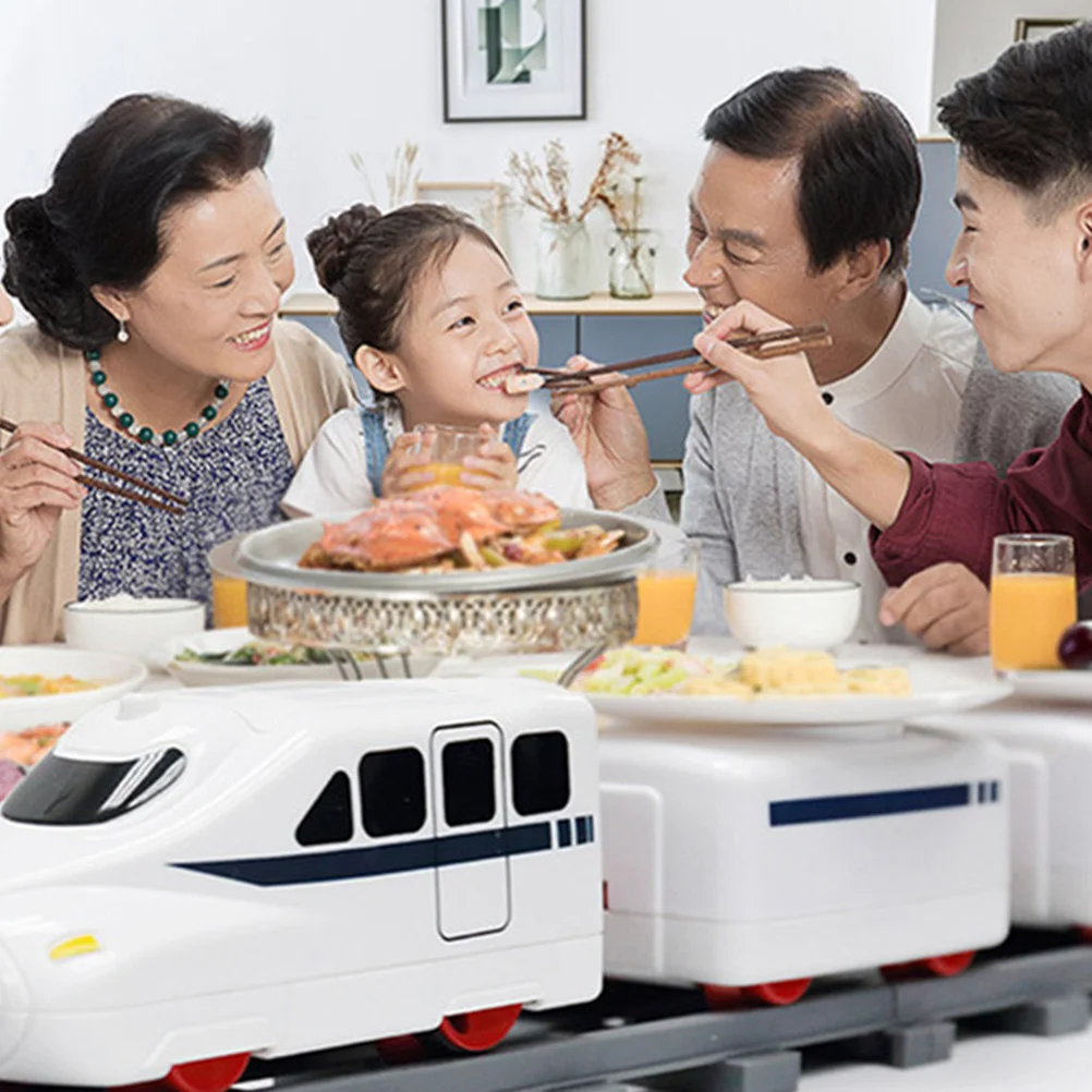 ซูชิรถไฟรถไฟโรตารีซูชิของเล่นไฟฟ้ารถไฟโรตารี่ซูชิ Simula รถหมุน Ushi เด็กไฟฟ้ารถไฟสําหรับสาว