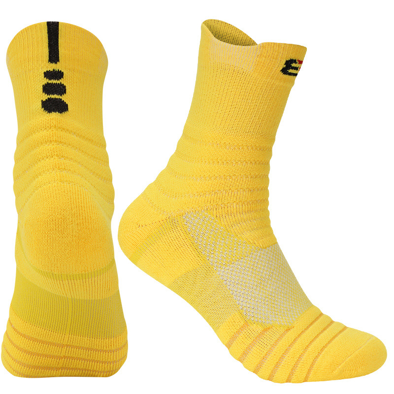 Calcetines deportivos para hombre, cojín absorbente de golpes, toalla de felpa, baloncesto, ciclismo, correr, senderismo, tenis, calcetines para mujer, algodón, talla 31-48
