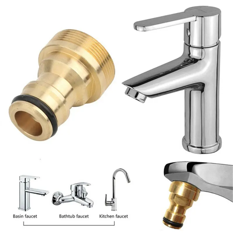 Uniwersalny adapter do kranu kuchennego Metalowy kran Szybkozłączka Złączka rurowa 23 mm Kran kuchenny Mikser Wąż Adapter Łącznik rur