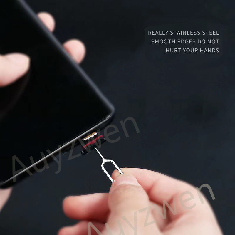 100Pcs โลหะทนทาน Ejector Pins ชุดโทรศัพท์ซิมการ์ดถาด Ejector Eject Pin เครื่องมือกำจัดแล็ปท็อปซ่อมเครื่องมือสำหรับ iPhone