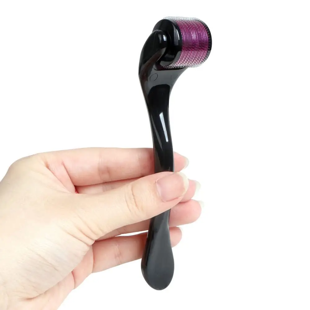 540 игл для лица, тела, роста волос, Derma Roller, уход за кожей лица, косметическое устройство, массаж, питательный, против выпадения волос с бородой