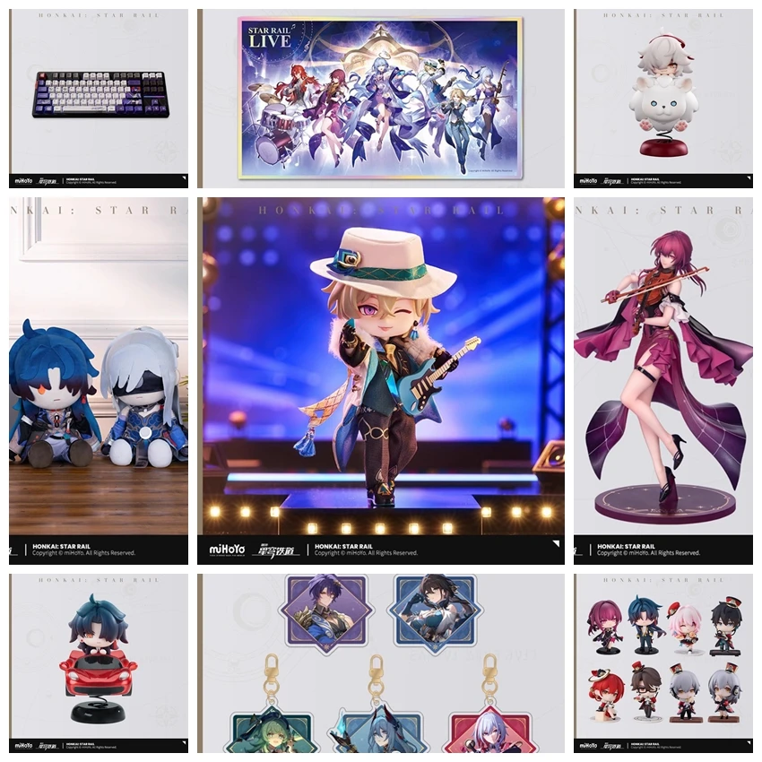 [Genuine] Game miHoYo Zenless Zone Zero&Genshin Impact&Honkai Star Rail&Honkai Impact 3RD&Tears of Themis& Cosplay Gift Box Set