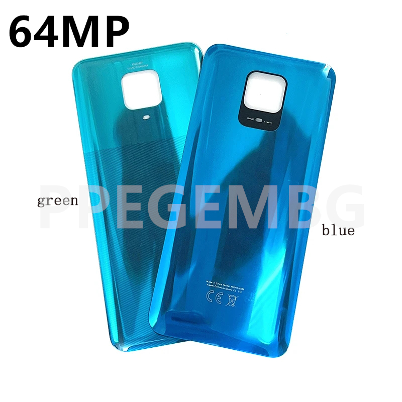 Hinweis 9S Glas Für Redmi Hinweis 9 Pro Max S Hinweis 9Pro Batterie Zurück Abdeckung Hintere Tür Deckel Panel Shell gehäuse Fall Kamera Objektiv