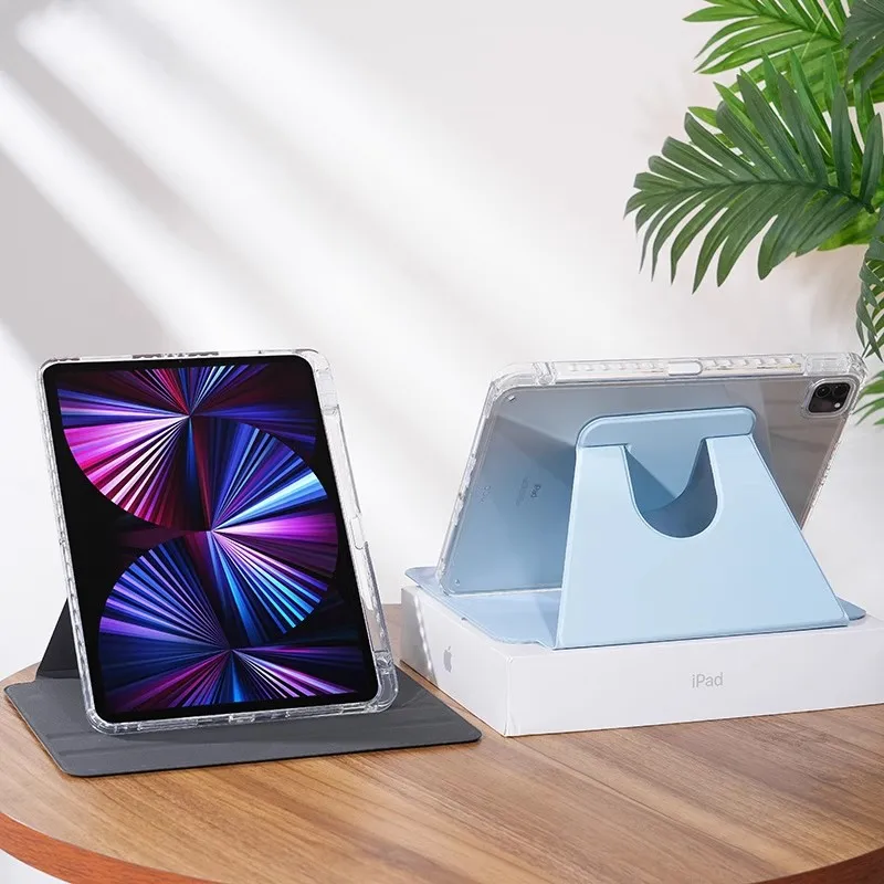 Capa porta-lápis para ipad pro 11 2024 ipad 10th 10.2 7th 8th 9th 9.7 6th 5th geração capa para ipad air 11 "5 4 10.9 funda