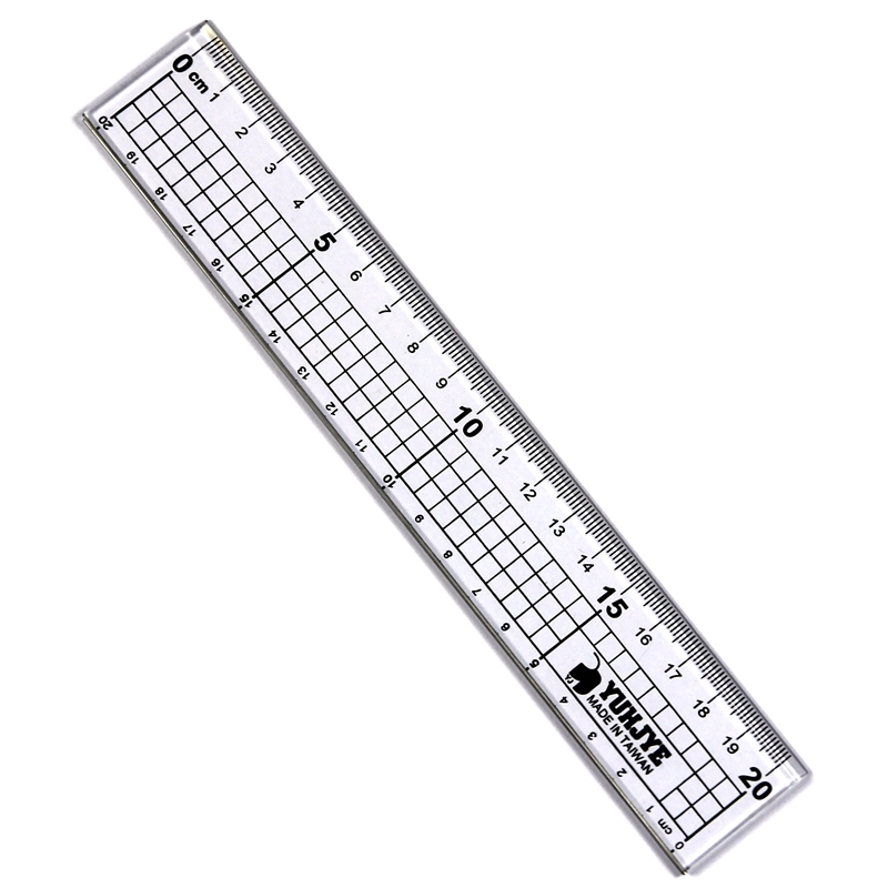 30cm/20cm Quilters Ruler with Double Colored and Grid Lines Patchwork Acrylic Sewing Ruler for Sewing Quilting Cutting Ruler
