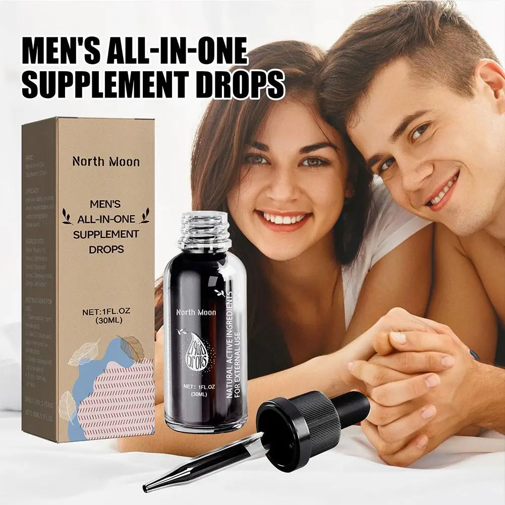 30ml Energy Supplement Drops For Men Private Massage Oil Longer Thicker Private Part Energy Massage Essential Oil Q9E8