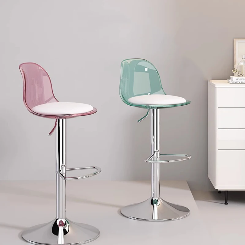 Taburetes de Bar de altura de Accent, taburetes minimalistas para dormitorio, fiesta de pesca, balcón, bartaburetes modernos, muebles de moda cómodos y ergonómicos