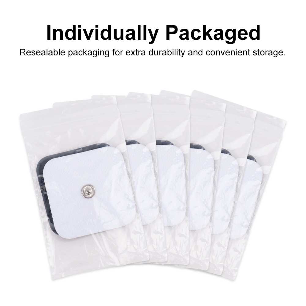 100/50/30/20P TENS EMS Electrode Pads เจล Patch สําหรับ Electrode สติกเกอร์อิเล็กโทรดกายภาพบําบัดนวดประสาทกระตุ้นกล้ามเนื้อ